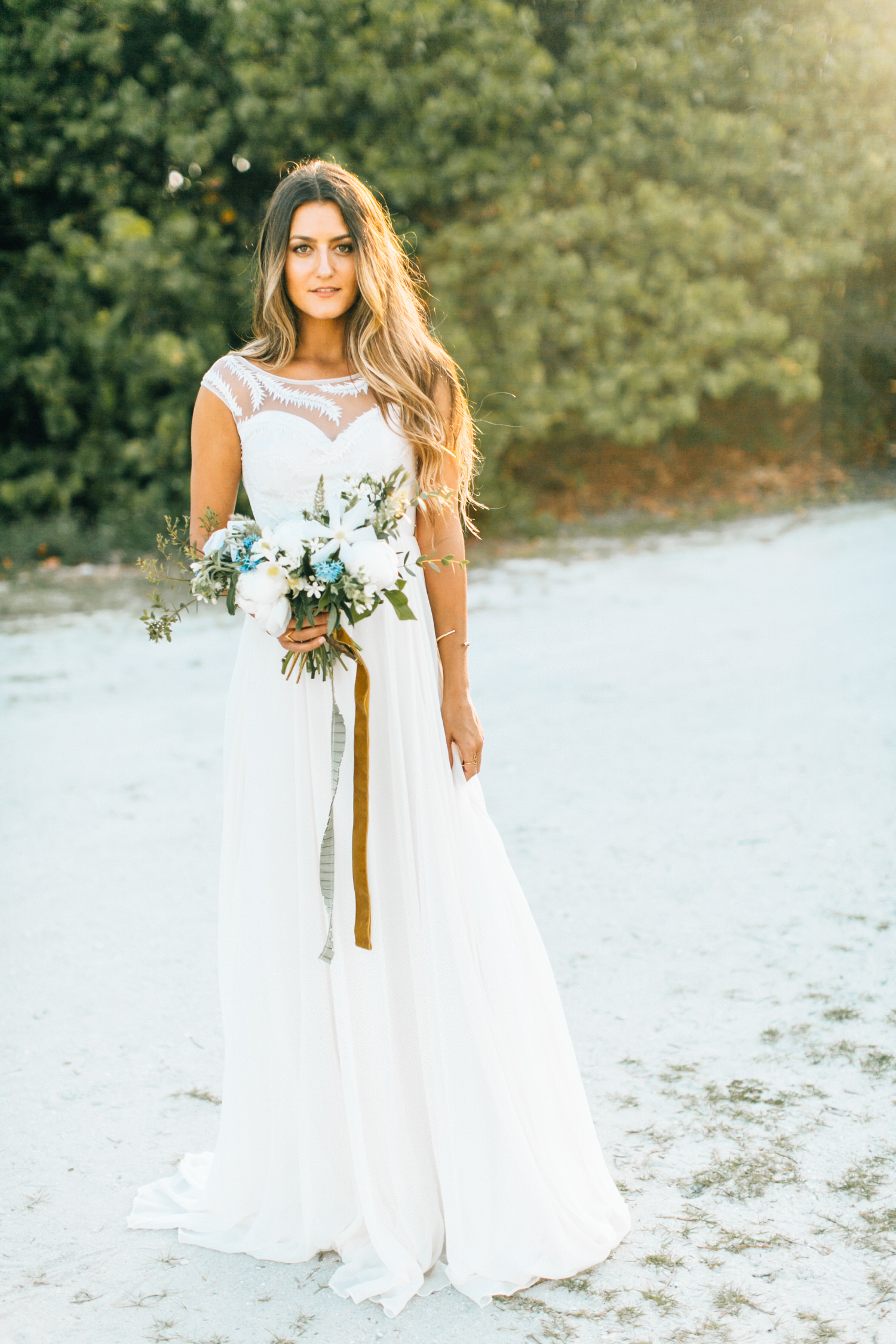 Bridal Collaboration Boho Beach Wedding Inspiration Florida