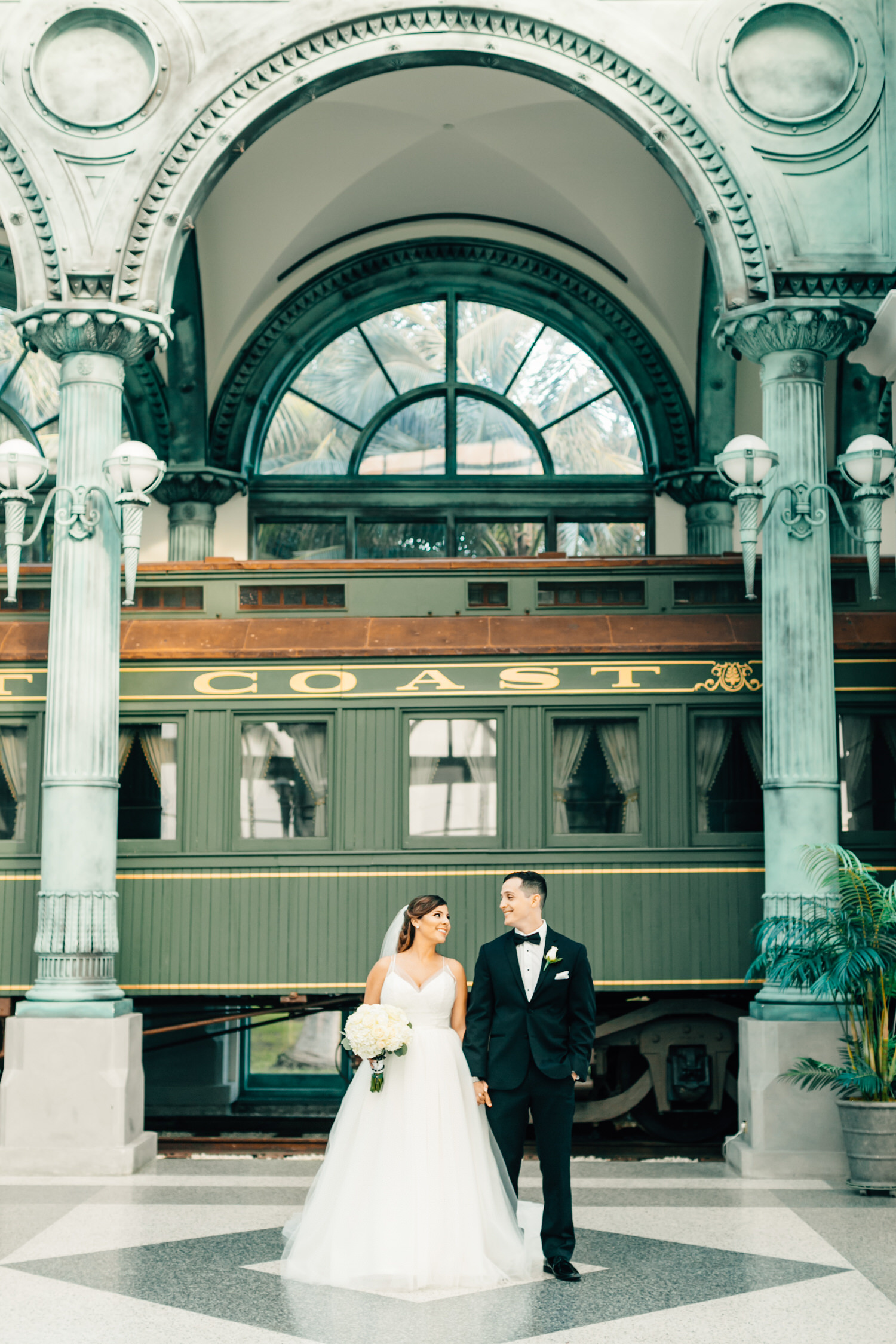Classic Elegant Flagler Museum Wedding Photography Brazilian Court Wedding Photos