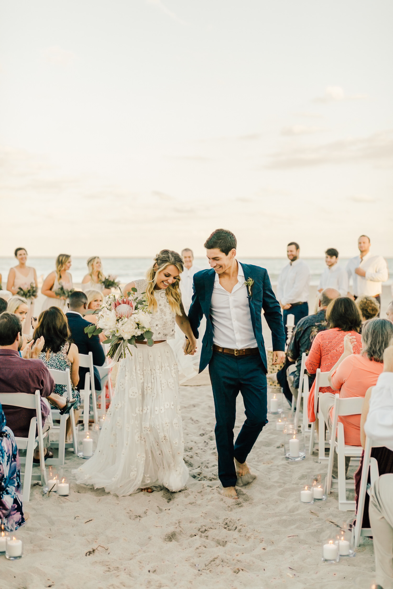 Tiffany and Cory's Boho Beach Wedding – Marriott Singer Island Beach ...