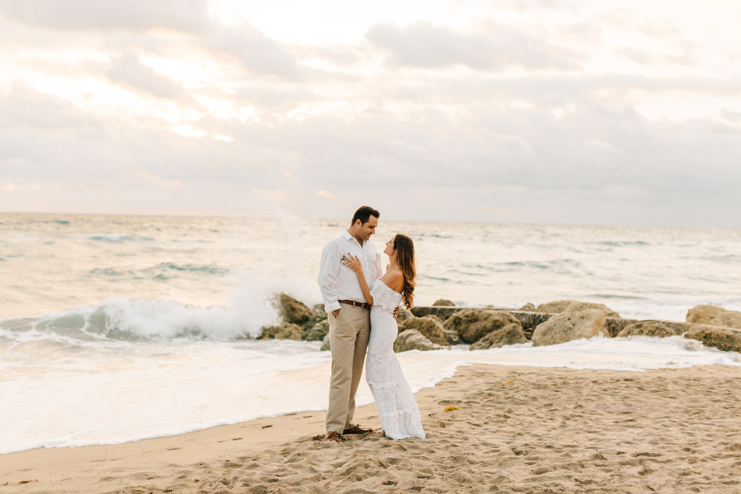 Kaylae and David's Palm Beach Worth Avenue Engagement Session