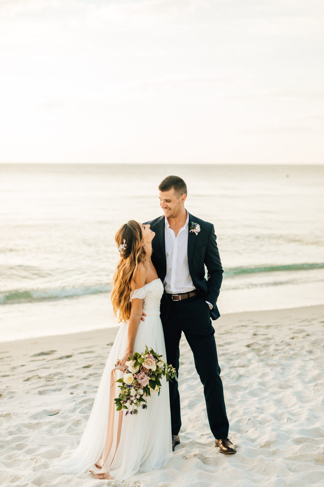 Kelly And Nick S Naples Beach Wedding At La Playa Beach Resort