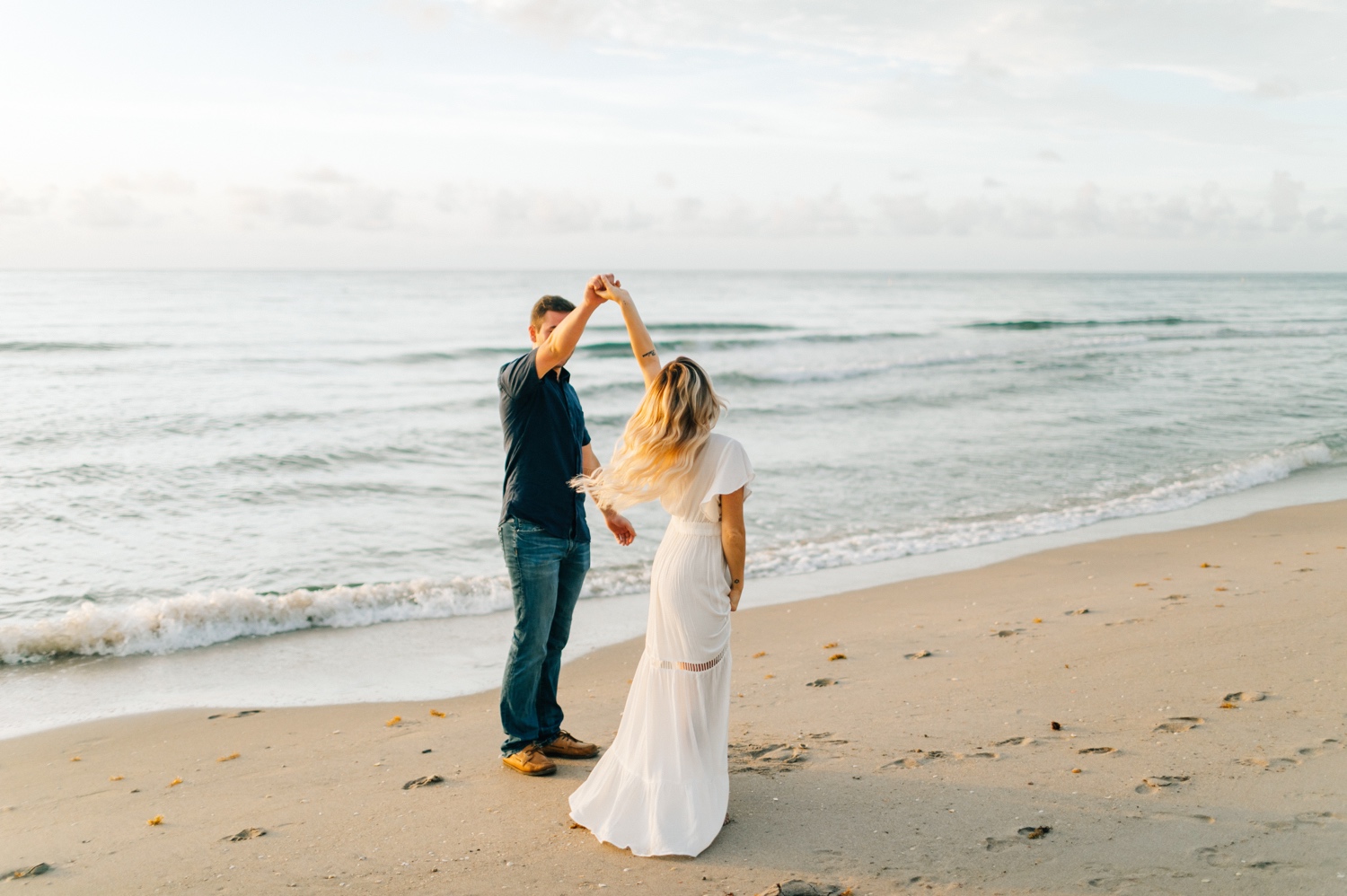 Florida Wedding Photographer South Florida Beach Engagement Session Finding Light Photography