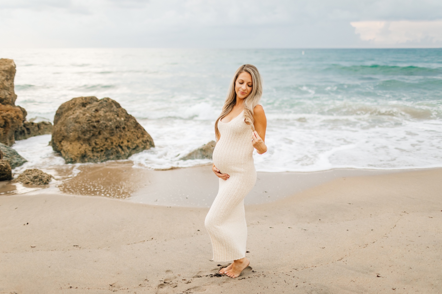 South Florida Maternity Photographer Fort Lauderdale Beach Maternity Session Finding Light Photography